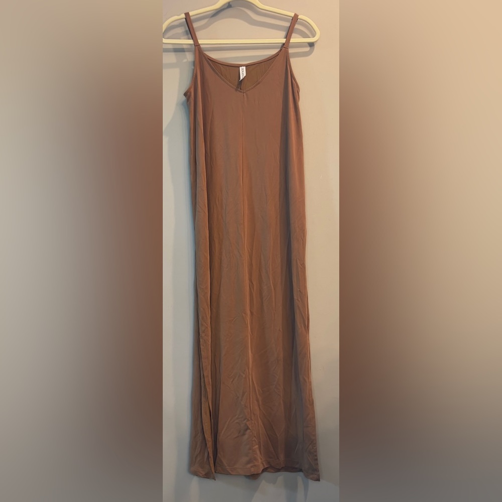 Midi length slip dress